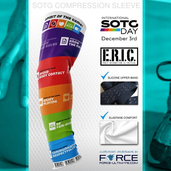 graphisme pour une manche avec couleurs arc en ciel