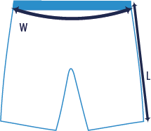 icon dimensions Cuissard / Half leg