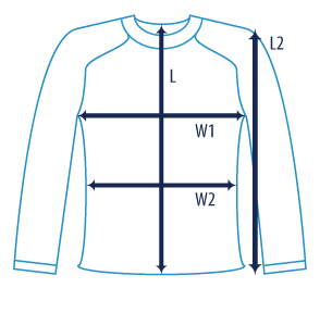 icon dimensions Iribazi manches longues
